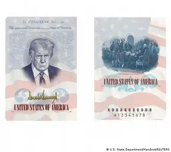 В США портрет Трампа поместят на обложку паспорта