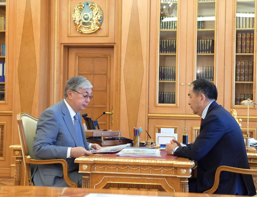 Как будет развиваться Алматы: Токаев принял акима Сагинтаева