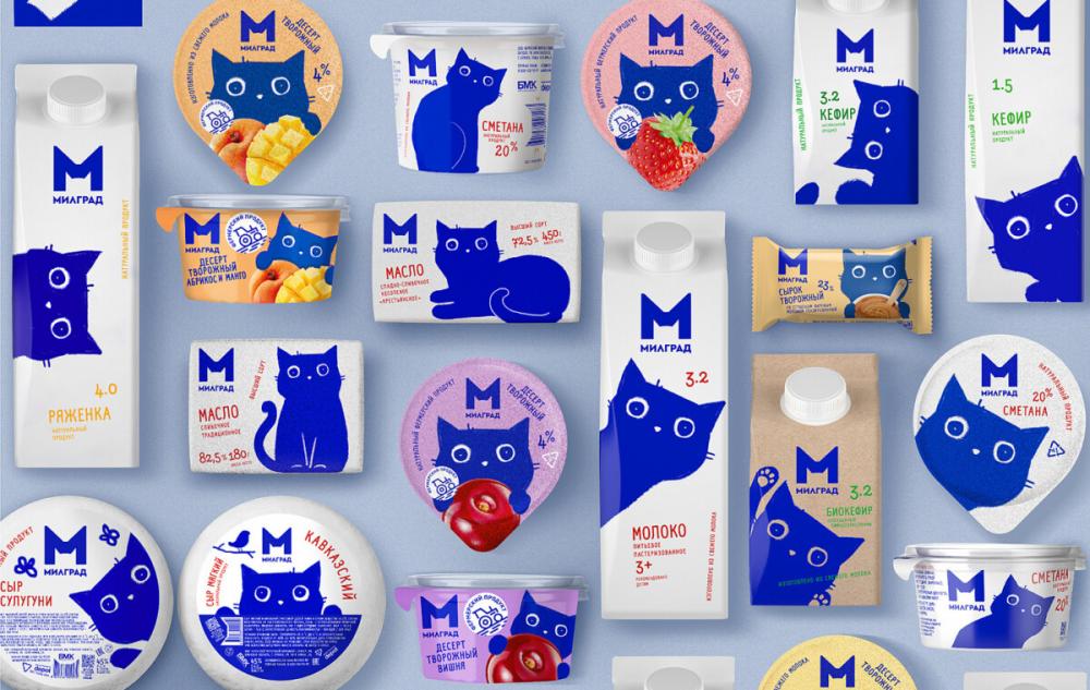Дизайн упаковок с котами принес популярность продукции брянского молочного комбината в японском интернете