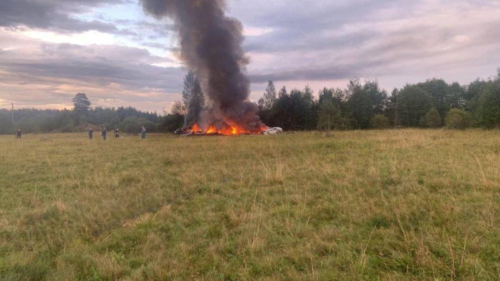 Частный самолёт Евгения Пригожина разбился в Тверской области