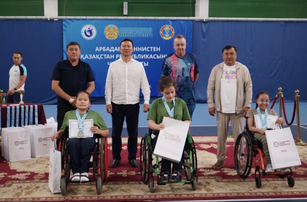В Астане прошёл чемпионат Казахстана по теннису на колясках