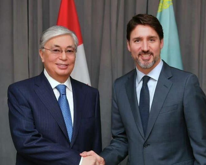 Токаев встретился с премьер-министром Канады и пригласил его в Казахстан
