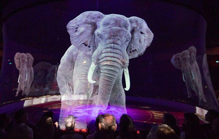 ФОТО: Немецкий цирк заменил животных на трехмерные голограммы