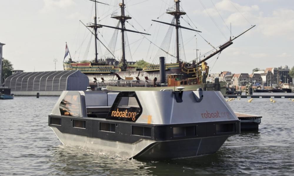 Беспилотное водное такси запустили в Амстердаме