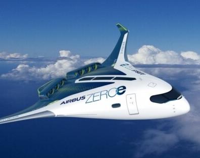 Airbus показала три концепта самолётов на водороде