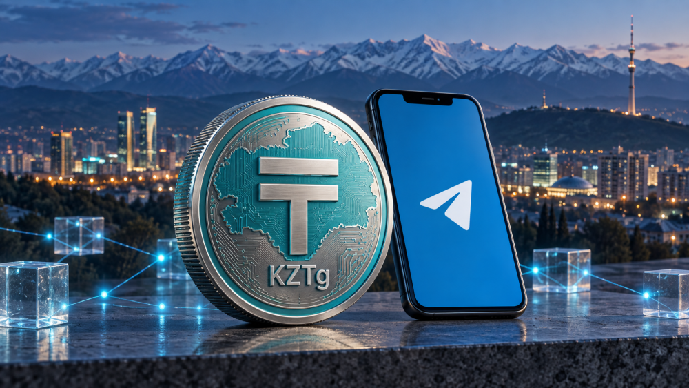 В Казахстане запустили тенговый стейблкоин KZTg в Telegram